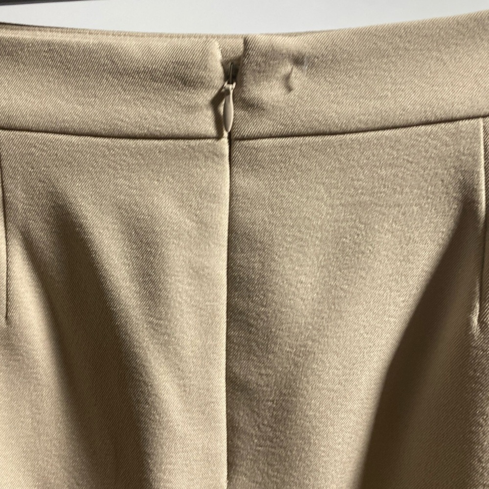 JM Studio by John Meyer Skirt Petite 14 NWT Beige Pleated A-Line Midi M-25 - Picture 9 of 14
